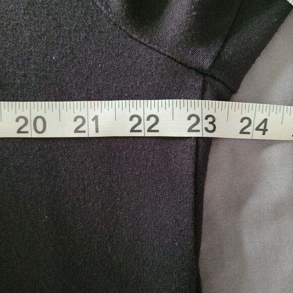 ATHLETA Pranayama Restore Wrap Size Large Black Open Front Cardigan Athleisure - Picture 6 of 9